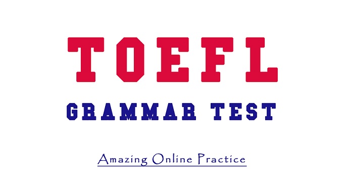 TOEFL Grammar